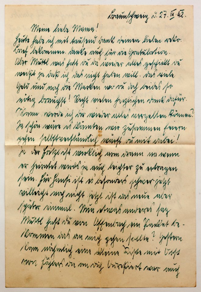 Feldpost von Hans 1942-09-27 3
