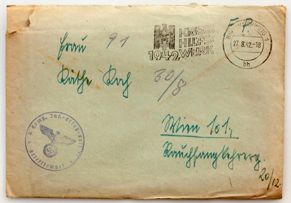Feldpost von Hans 1942-08-26 1