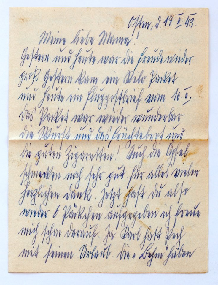 Feldpost von Hans 1943-02-17 2