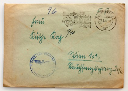 Feldpost von Hans 1942-09-27 1