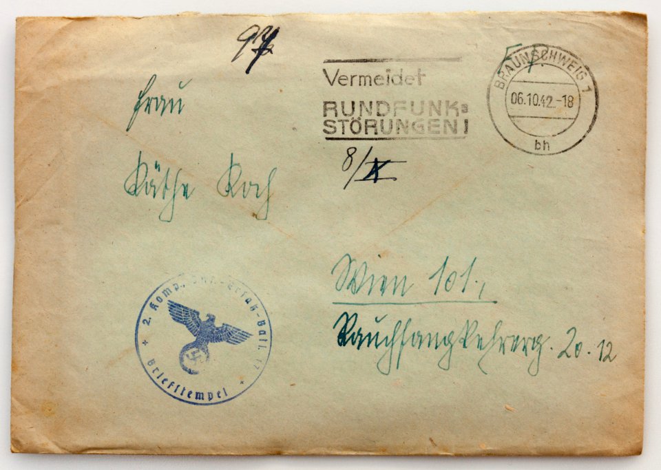 Feldpost von Hans 1942-10-05 1