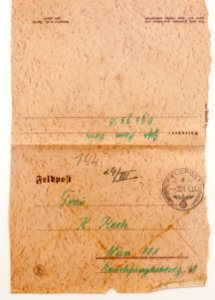 Feldpost von Hans 1943-03-14 1