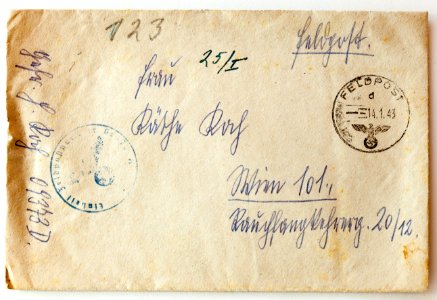 Feldpost von Hans 1943-01-13 1