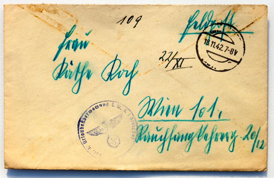 Feldpost von Hans 1942-11-10 1