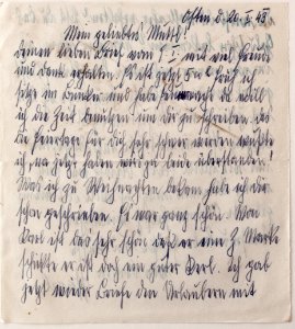 Feldpost von Hans 1943-01-20 2