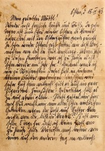 Feldpost von Hans 1943-04-15 2