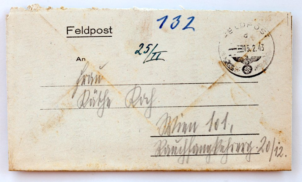 Feldpost von Hans 1943-02-13 1