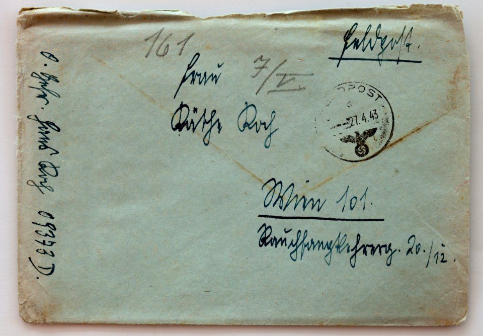 Feldpost von Hans 1943-04-24 1