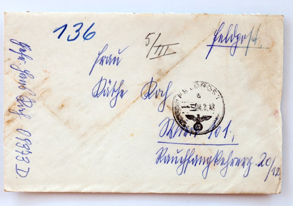 Feldpost von Hans 1943-02-23 1