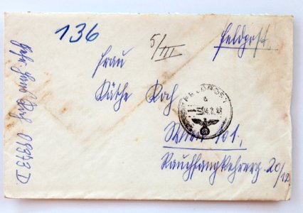 Feldpost von Hans 1943-02-23 1