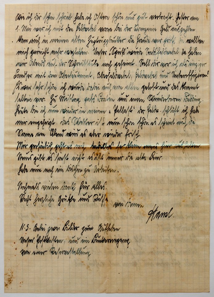 Feldpost von Hans 1943-05-02 3