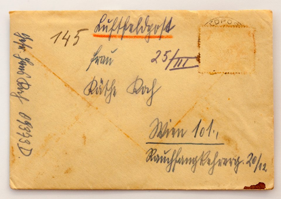 Feldpost von Hans 1943-03-16 1
