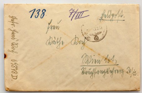 Feldpost von Hans 1943-02-25 1