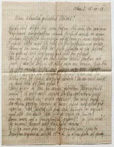 Feldpost von Hans 1943-08-18 2
