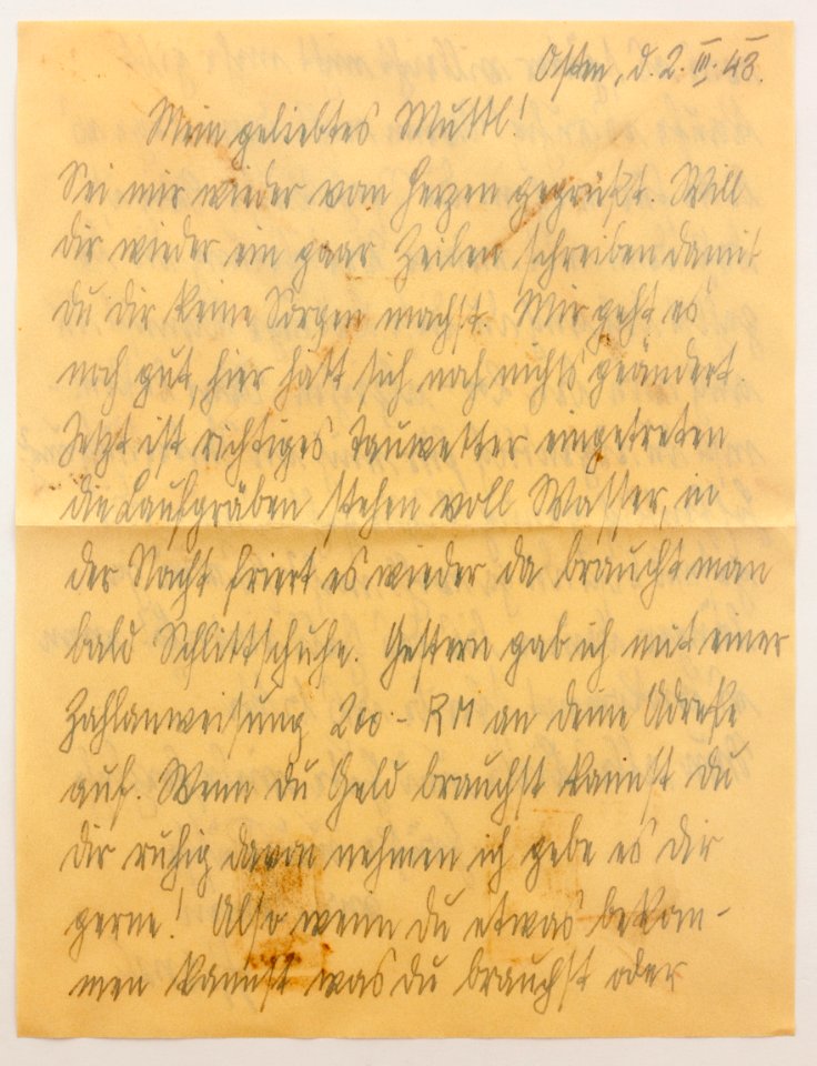 Feldpost von Hans 1943-03-02 2