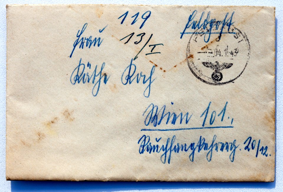 Feldpost von Hans 1943-01-01 1