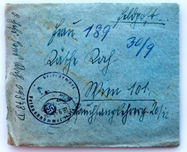 Feldpost von Hans 1943-09-14 1