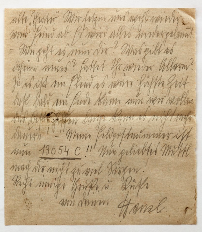 Feldpost von Hans 1943-09-18 3