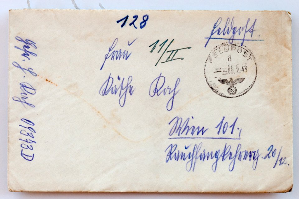 Feldpost von Hans 1943-02-04 1