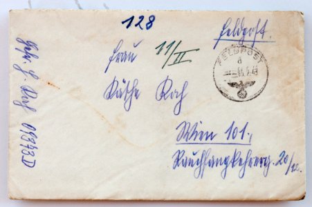 Feldpost von Hans 1943-02-04 1