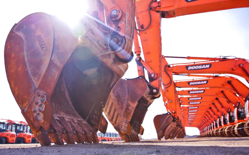 Industry excavator construction