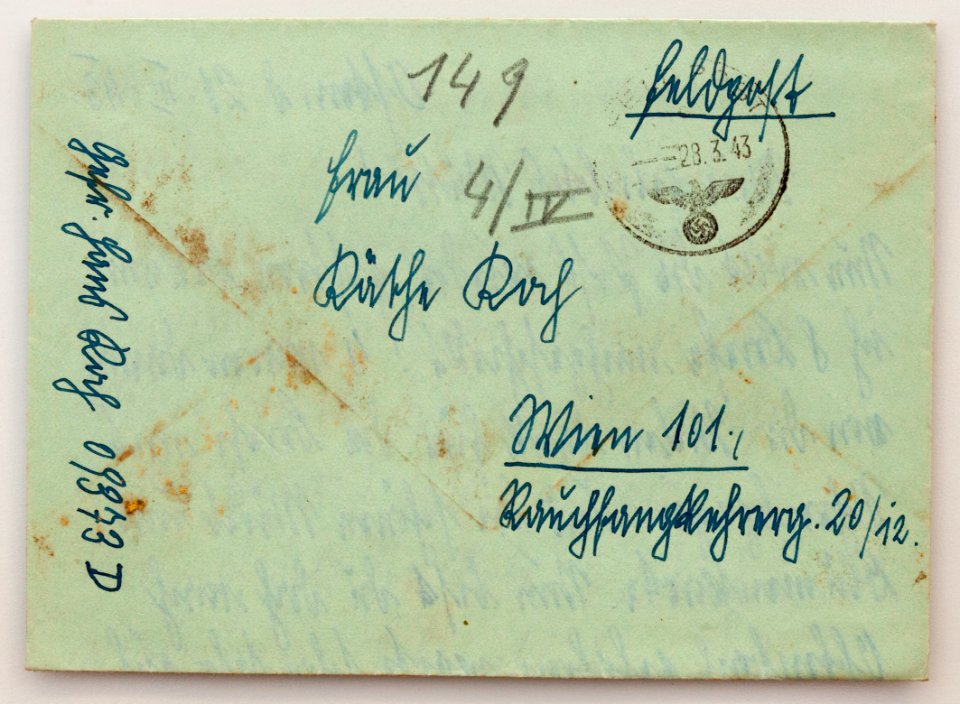 Feldpost von Hans 1943-03-26 1