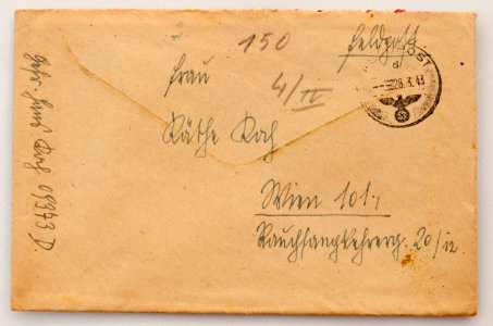 Feldpost von Hans 1943-03-28 1
