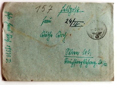 Feldpost von Hans 1943-04-15 1