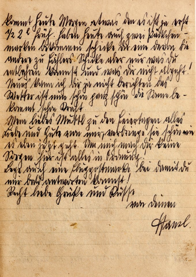 Feldpost von Hans 1943-04-15 3