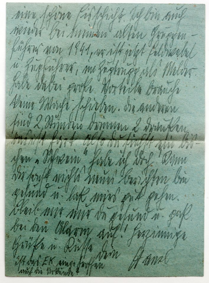 Feldpost von Hans 1943-10-15 3