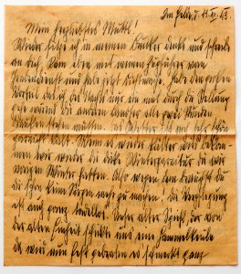 Feldpost von Hans 1943-11-11 2