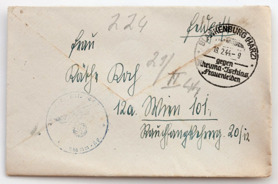 Feldpost von Hans 1944-02-17 1