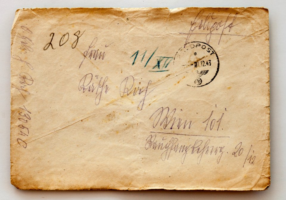 Feldpost von Hans 1943-11-22 1