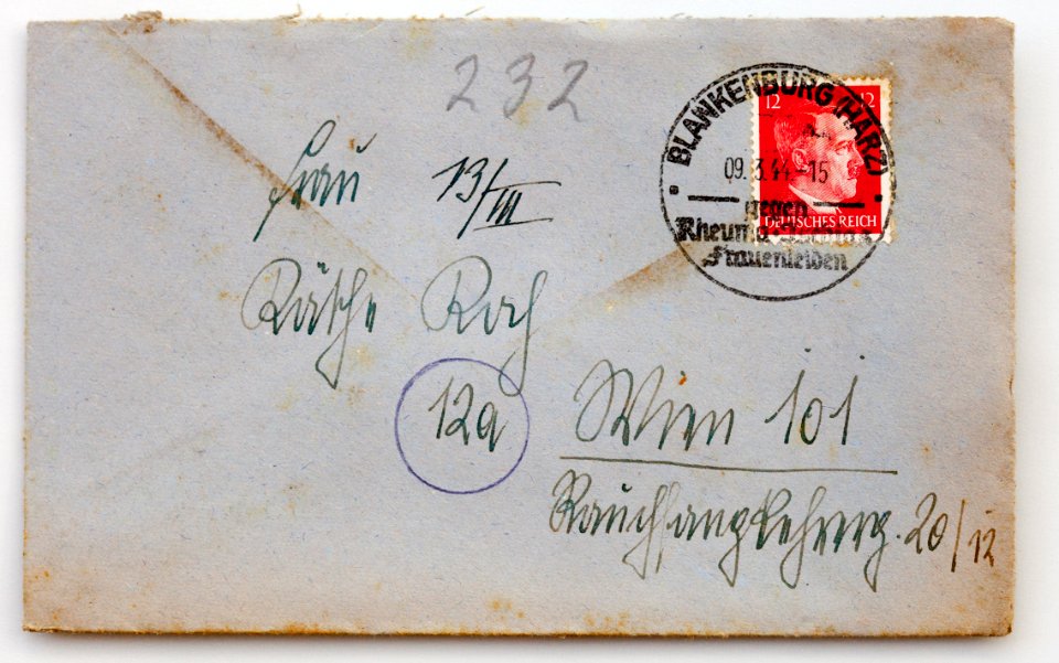 Feldpost von Hans 1944-03-09 1