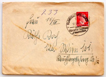 Feldpost von Hans 1944-03-11 1