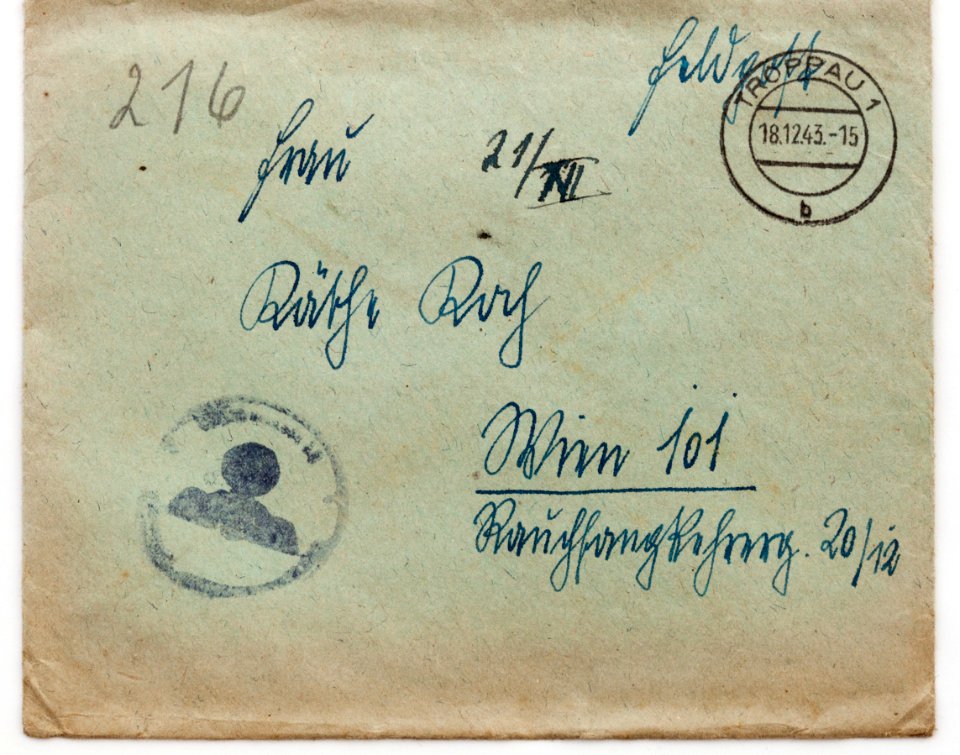 Feldpost von Hans 1943-12-19 1