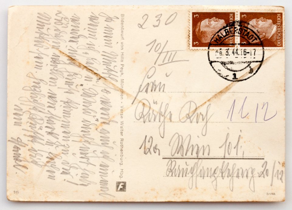 Feldpost von Hans 1944-03-26 geschätzt 2