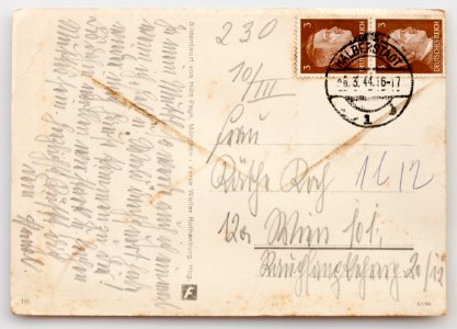 Feldpost von Hans 1944-03-26 geschätzt 2