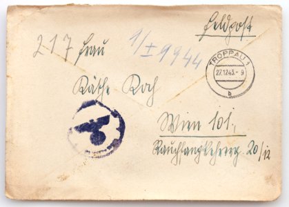 Feldpost von Hans 1943-12-24 1