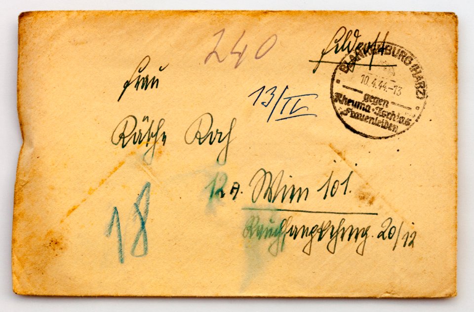 Feldpost von Hans 1944-04-10 1