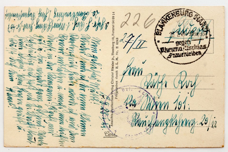Feldpost von Hans 1944-02-23 2