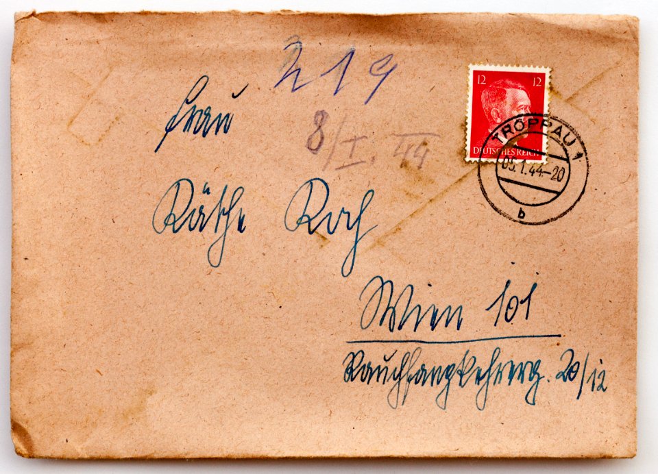 Feldpost von Hans 1944-01-04 1