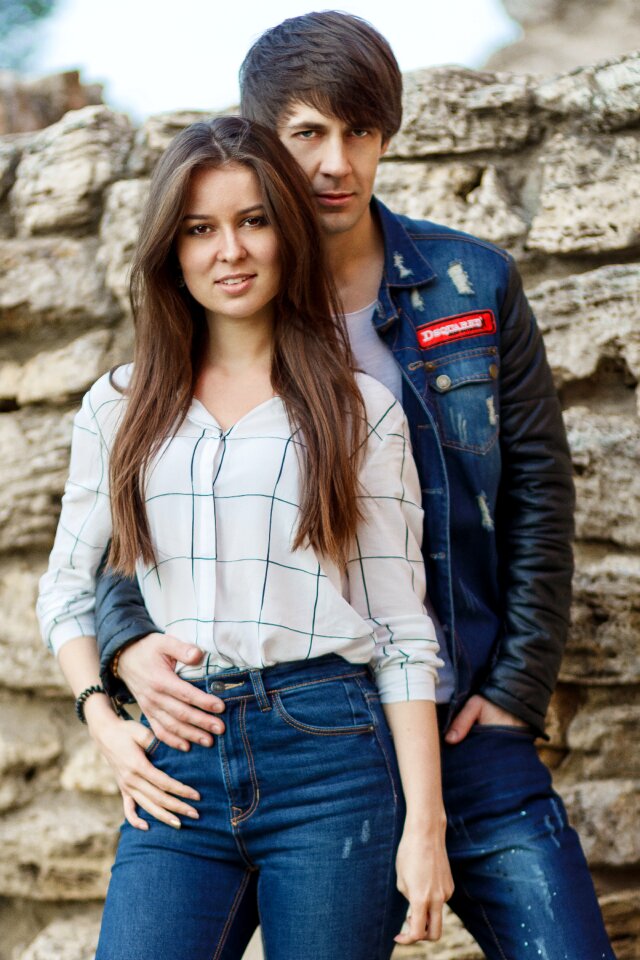 Woman man young