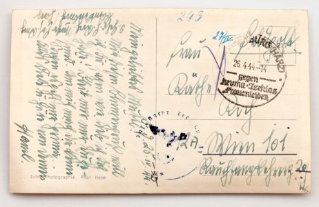Feldpost von Hans 1944-04-25 2
