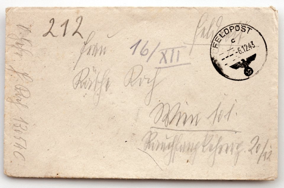 Feldpost von Hans 1943-11-24 1