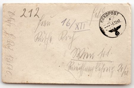 Feldpost von Hans 1943-11-24 1