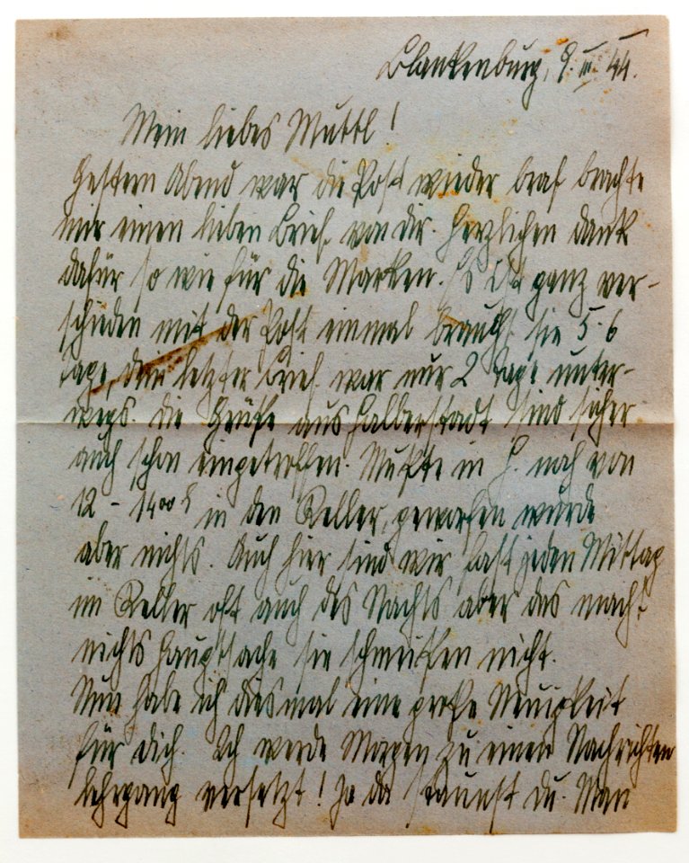 Feldpost von Hans 1944-03-09 3