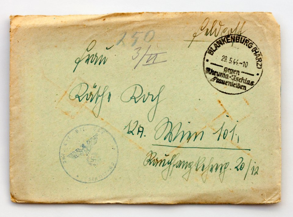 Feldpost von Hans 1944-05-27 1