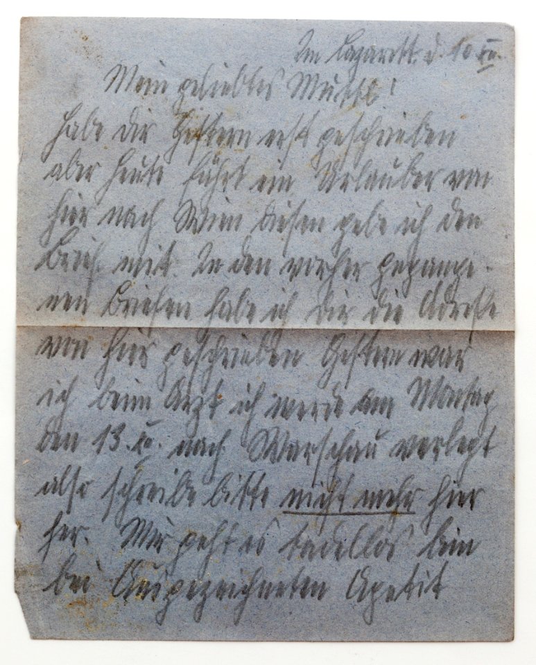Feldpost von Hans 1943-12-10 2
