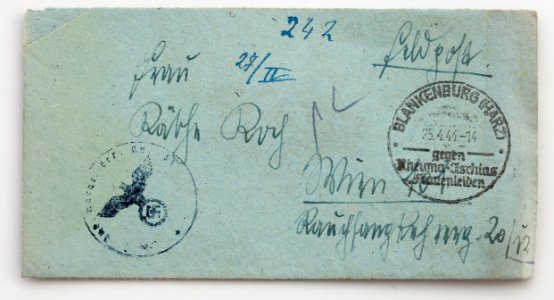Feldpost von Hans 1944-04-24b 1